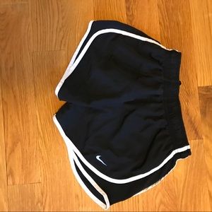 Black nike athletic shorts